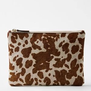 LOFT Animal Print Haircalf Pouch